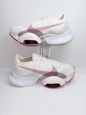 Nike Women’s White and Pink Training Sneakers